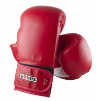 перчатки боксерские novus ltb-16301, 6 унций s/m, красные