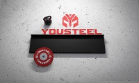 полка стеллажа универсальная yousteel для хранения гирь и гантелей, длина 180 cм