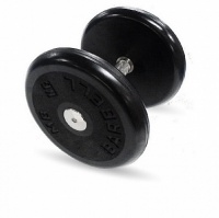 гантель классик с вращающейся ручкой хром 7 кг mb barbell mb-fdbem-b7