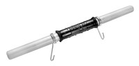 гриф гантельный titan ф25 мм, l-450 мм, с мягкой обрезиненной ручкой, з/п