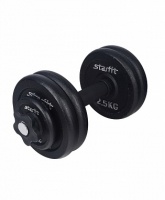 гантель разборная чугунная star fit db-703 12 кг (1 шт.)