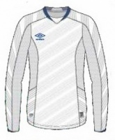 футболка игровая мужская umbro armada jersey ls 110115-177